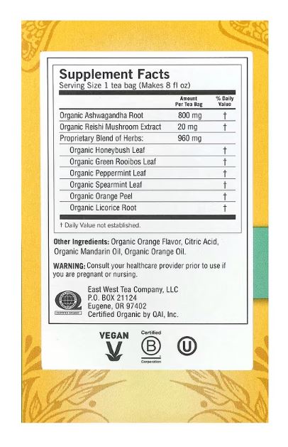 Yogi Tea - Mandarin Mint Mindfulness (Caffeine Free)