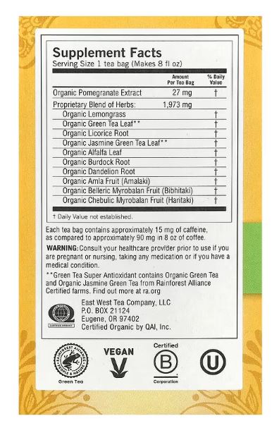 Yogi Tea - Green Tea Super Antioxidant