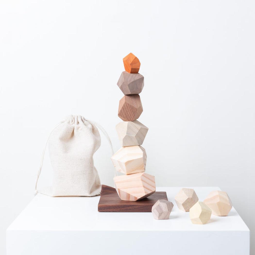 Woodas Deluxe: Wood Art Stacking Toys