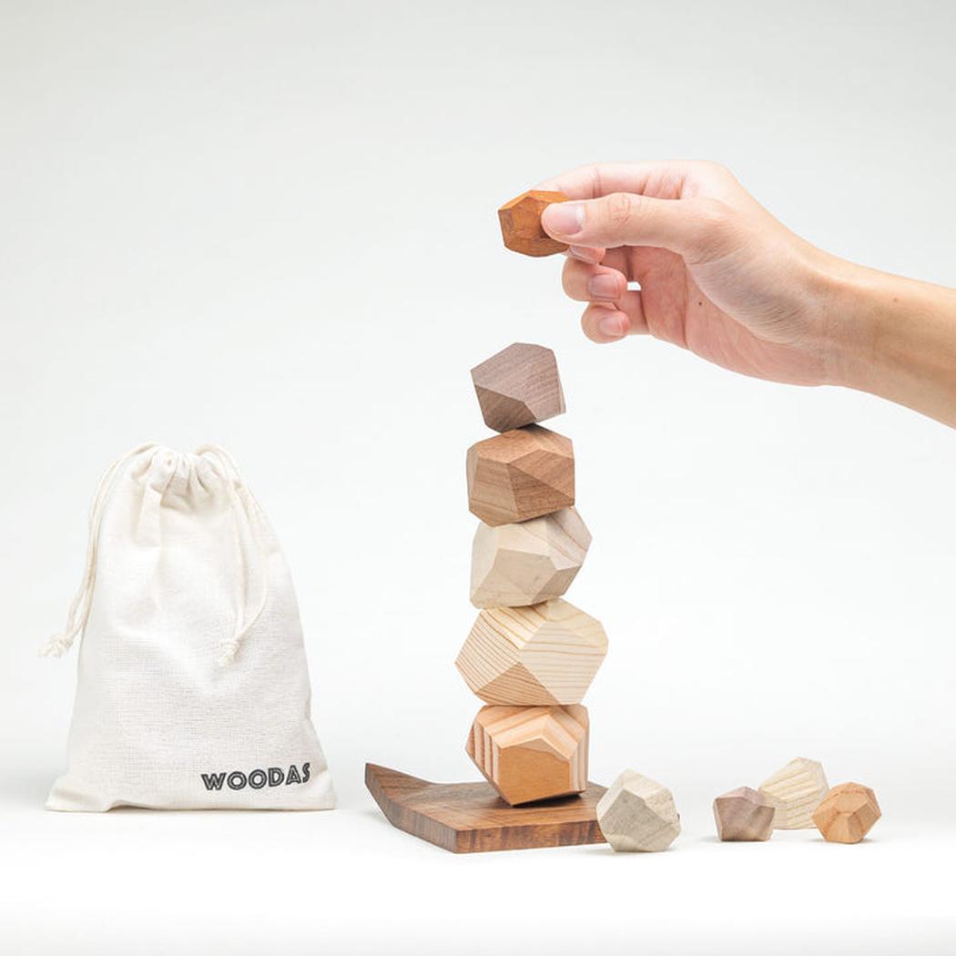 Woodas Deluxe: Wood Art Stacking Toys
